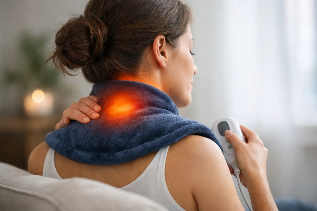 Calor terapéutico para cuello tenso: cómo usarlo