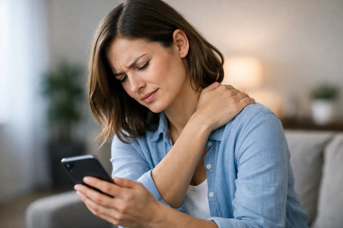 Dolor de hombros por celular: cómo aliviarlo